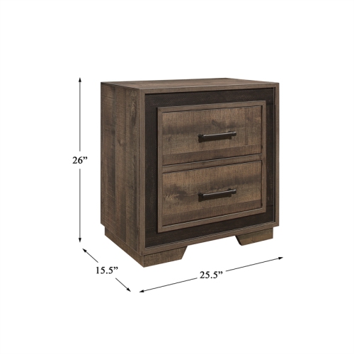 Lexicon Ellendale Nightstand in 2-Tone Finish