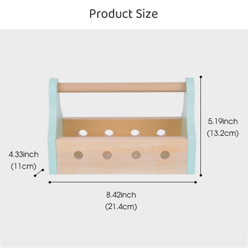 TOOKYLAND Boîte à Outils Jouet en Bois - 18pcs - Ensemble de Jeu Coffre de Construction pour Enfants 3 Ans +