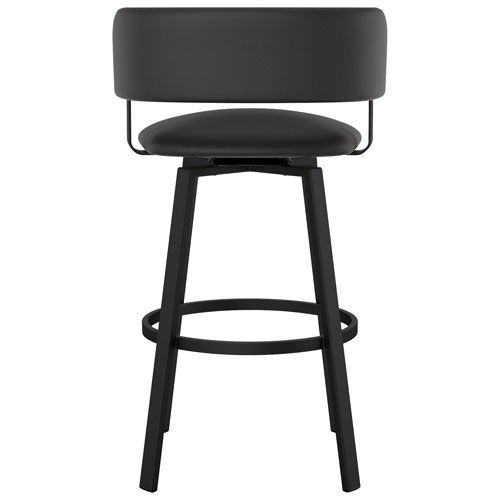 Stinson Contemporary Counter Height Barstool - Black