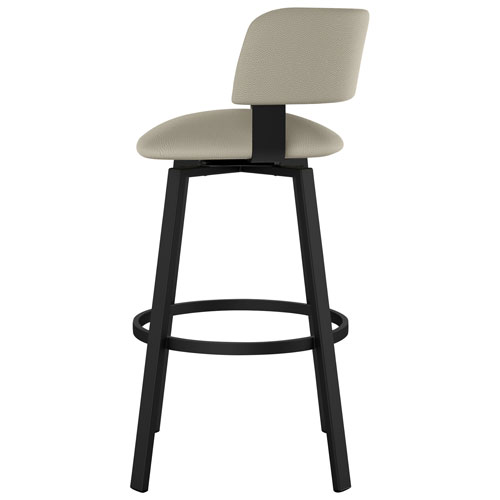 Stinson Contemporary Counter Height Barstool - Greige/Black