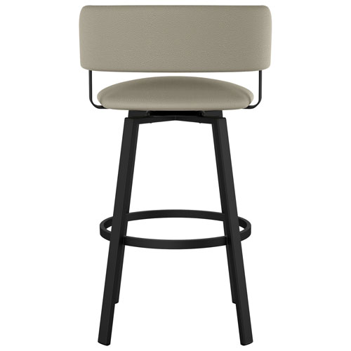 Stinson Contemporary Counter Height Barstool - Greige/Black