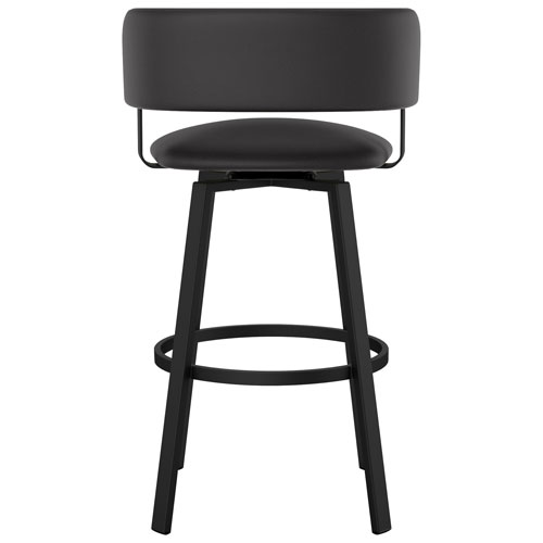 Stinson Contemporary Bar Height Barstool - Black