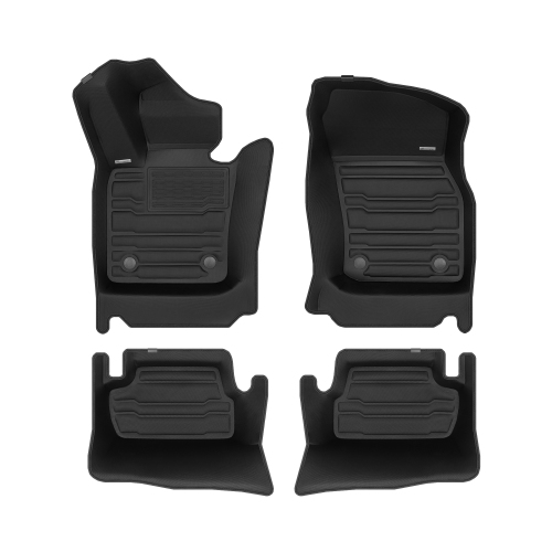 TuxMat - for MINI Cooper Electric 2020-2024 Models - Custom Car Mats - Maximum Coverage, All Weather, Laser Measured - This Full Set Includes 1st and