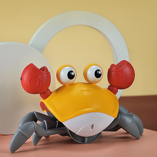 Crawling Crab Baby Toys With Light Up And Music Crab Toys With Sensor Obstacle
