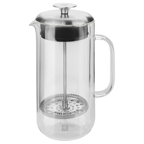 ZWILLING Sorrento Plus Double-Wall French Press, Transparent
