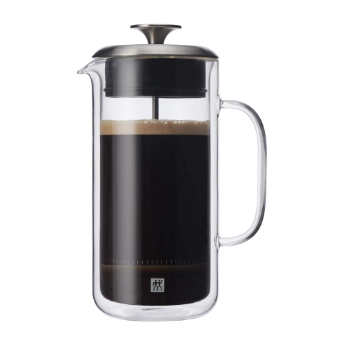 ZWILLING Sorrento Plus Double-Wall French Press, Transparent