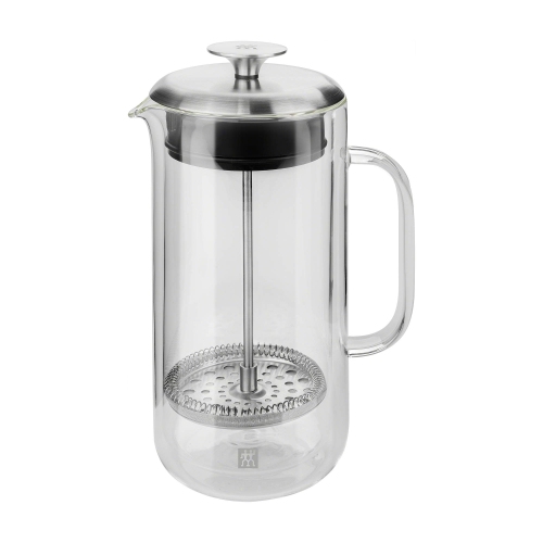 ZWILLING Sorrento Plus Double-Wall French Press, Transparent