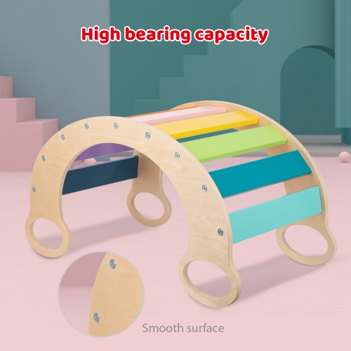 TOOKYLAND Arche d'Escalade en Bois - Jouet de Grimpe à Bascule Montessori pour Enfants de 3 Ans +