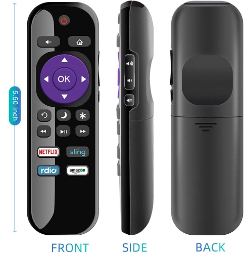 Universal Roku Remote Control Replacement for RCA Roku Smart TV Remote and Roku RCA Smart TV 32 40 43 49 50 55 60 65 70 inch, 4K LED LCD HDR UHD