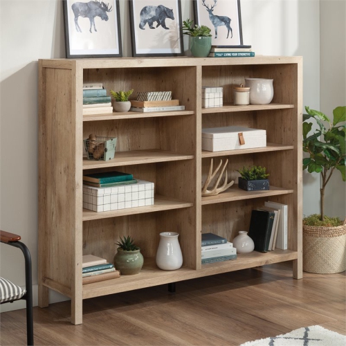 Bowery Hill Modern Engineered Wood Bookcase in Prime Oak Finish