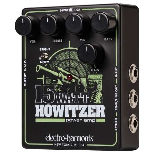 Electro-Harmonix 15Watt Howitzer Guitar Amp / Preamp Pedal