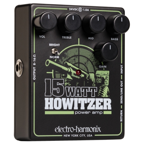 Electro-Harmonix 15Watt Howitzer Guitar Amp / Preamp Pedal