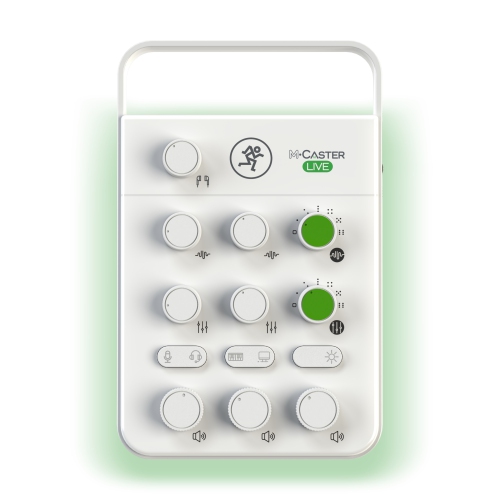 Mackie M-Caster Live - Portable Live Streaming Mixer - White