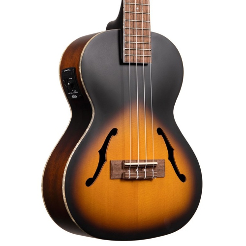 Kala Archtop Tenor Ukulele w/Electronics - Tobacco Burst