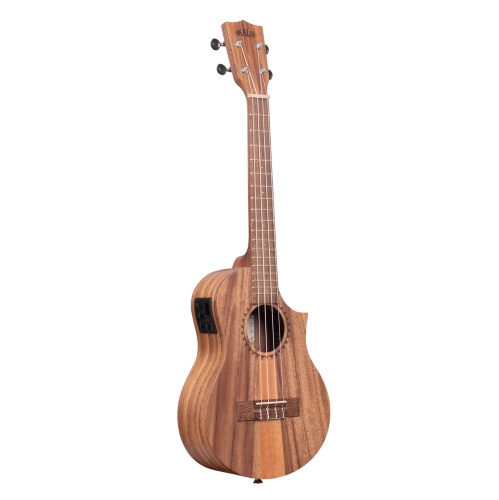 Kala Teak Tri-top Tenor Ukulele with Cutaway & EQ