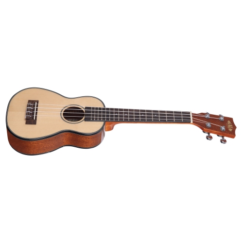 Kala Solid Spruce Mahogany Long Neck Soprano Ukulele