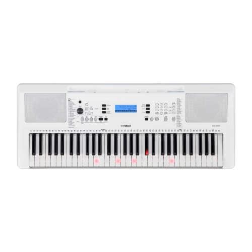 Yamaha EZ-300 61-Key Portable Keyboard with Lighted Keys - White