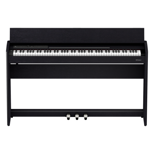 Image 2 of 3.. Roland F701 Digital Piano with Stand and Bench - Charcoal Black