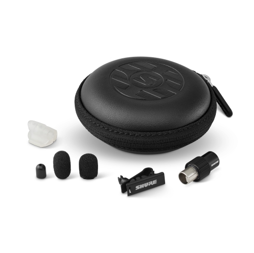 Microphone étanche DuraPlex omnidirectionnel sous-miniature de Shure - Noir