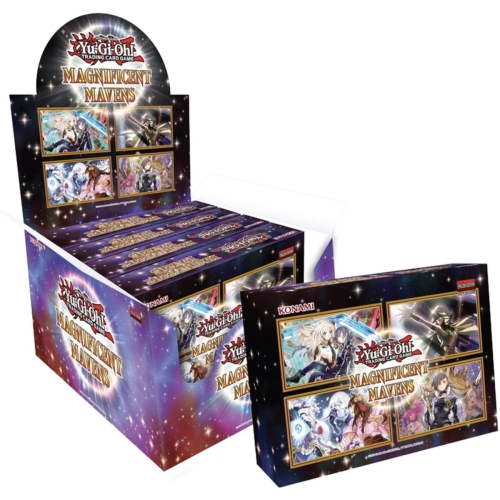 KONAMI  Yu-Gi-Oh Trading Card Game: Magnificent Mavens Booster Display Box (2022 Holiday Box) - 5 Boxes [Card Game, 2 Players]