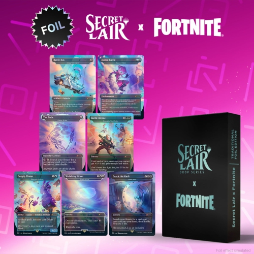 Jeu de société Magic: The Gathering TCG - Secret Lair x Fortnite - Édition Foil