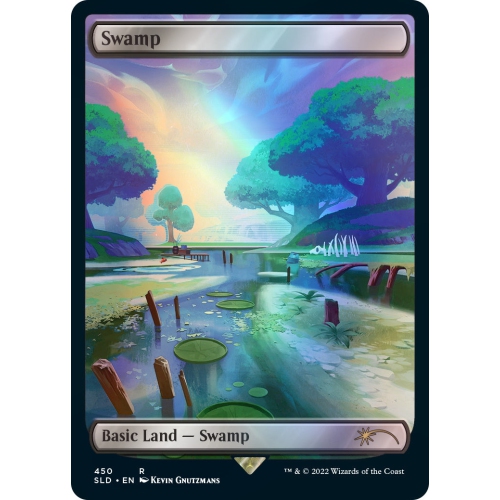 Jeu de société Magic: Jeu de cartes à collectionner The Gathering Secret Lair x Fortnite: Points de repère et emplacements – Feuille métallique