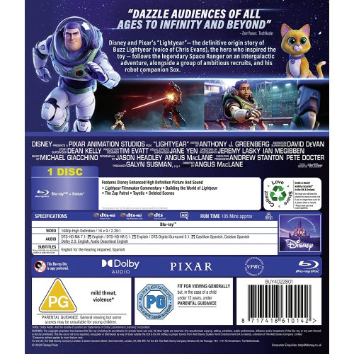 Disney Pixar's Lightyear [Blu-ray]