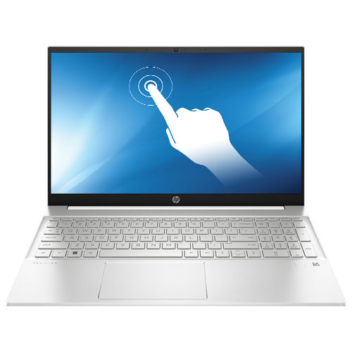 HP Pavilion 15" Touchscreen Laptop - Natural Silver