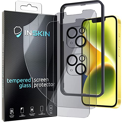 for iPhone 14 6.1 Inch Clear Camera Lens Protector Tempered Glass