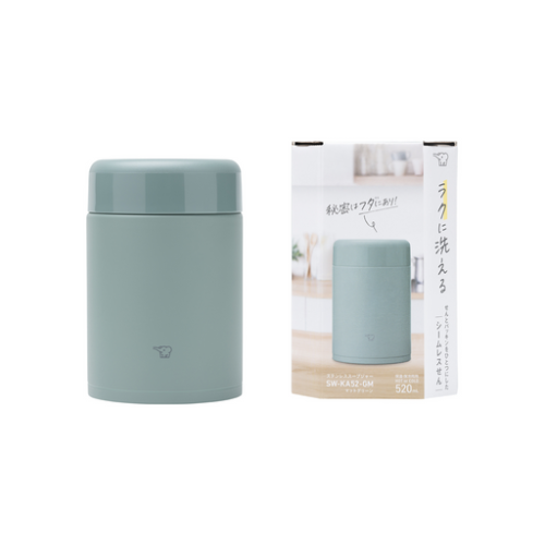 Zojirushi Stainless Steel Food Jar SW-KA40GM - Matte Green