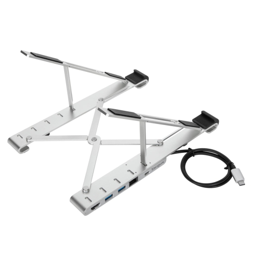 Targus Portable Stand with Integrated Dock - Silver