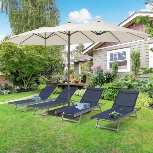CorLiving 15ft Double Patio Umbrella