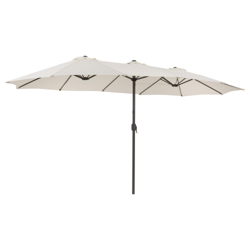 CorLiving 15ft Double Patio Umbrella