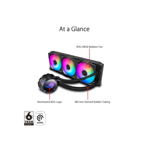 ASUS ROG Strix LC II 360 ARGB All-in-one Liquid CPU cooler