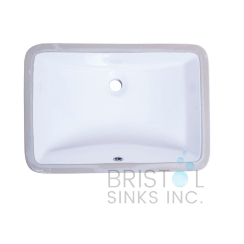 Bristol Sinks Vitreous China Rectangular Undermount Bathroom Sink
