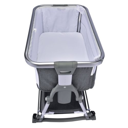 Borncerella bassinets model a 2 in 1 for newborn baby, gray