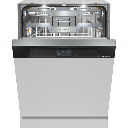 Miele G 7916 SCi Semi-built-in dishwasher with AutoDos - Automatic Dispensing, 3D MultiFlex Tray, WiFiConn@ct, BrilliantLight, M Touch display