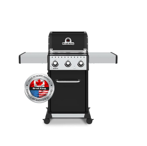 BROIL KING  Baron 320 Pro 3-Burner Propane Bbq In In Black