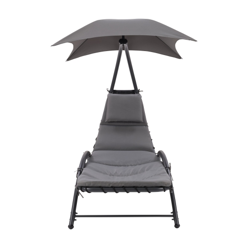 CorLiving Lounge Chair with Canopy