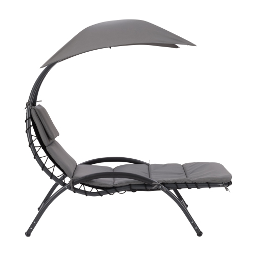 CorLiving Lounge Chair with Canopy