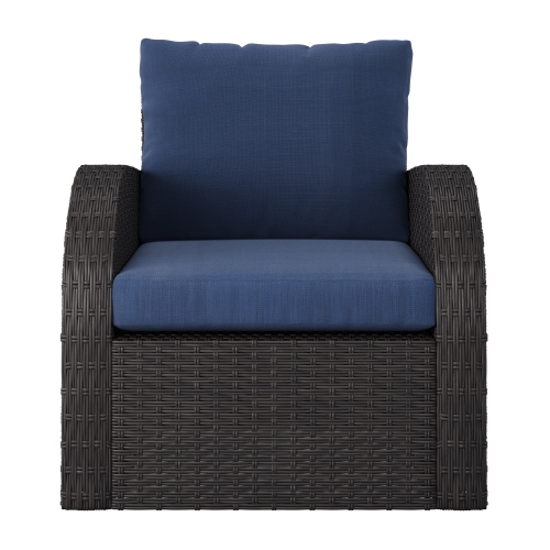 CORLIVING  Brisbane Outdoor Wicker Chair