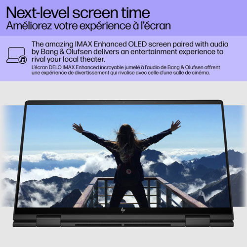 Portable 2-en-1 à écran tactile DELO de 15 po ENVY x360 de HP - Noir