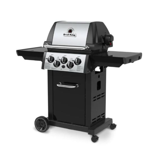 Broil King Monarch 390 3-Burner Natural Gas BBQ with Side Burner & Rotisserie Burner