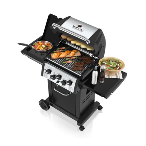Broil King Monarch 390 3-Burner Natural Gas BBQ with Side Burner & Rotisserie Burner