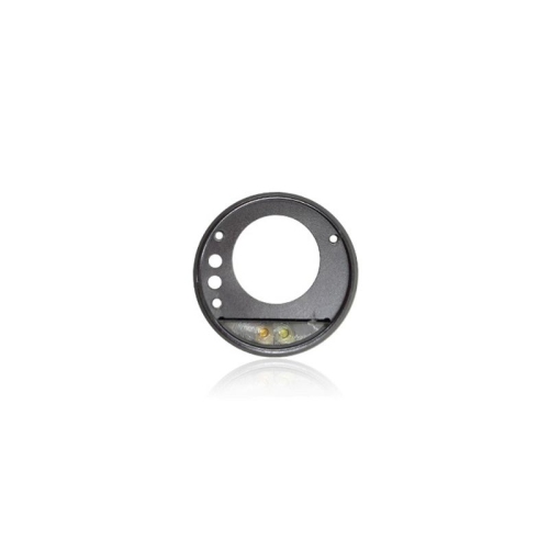 Replacement Back Camera Lens Bracket And Flash Defuser Compatible For Motorola Moto Z Play Droid (Black)