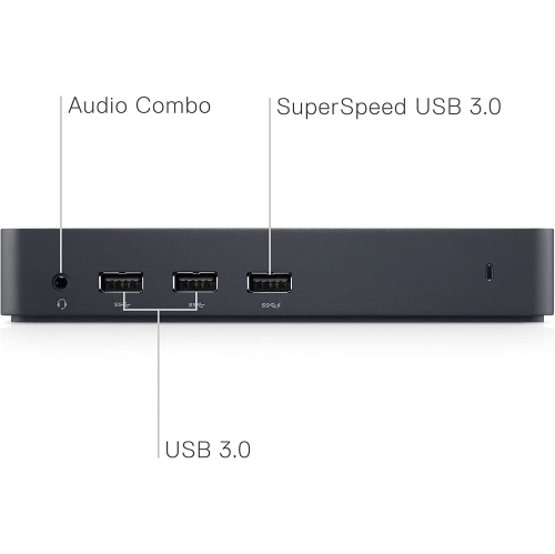 Dell D3100 USB 3.0 Ultra HD/4K Triple Display Docking Station by DELL - Refurbished condition - Image 2