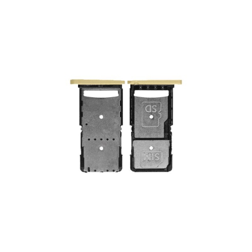 Replacement Sim Card Tray Compatible For Motorola Droid Turbo 2 (Gold)