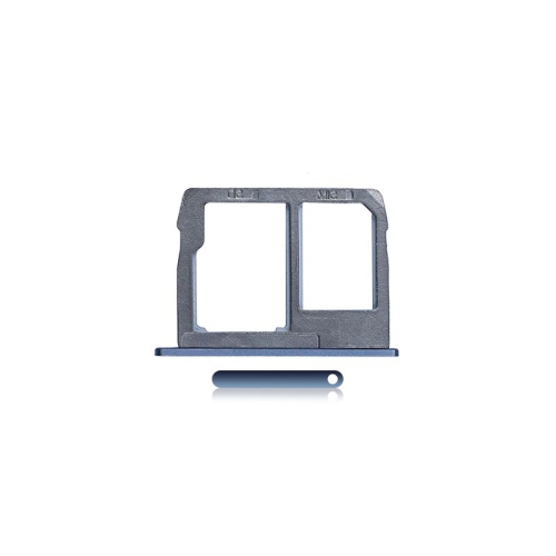 ESOURCE PARTS  Replacement Sim Card Tray Compatible for Motorola Moto G5S Plus (Xt1806 / 2017) (Blue) (Single Card Version)
