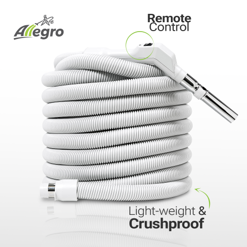 Allegro MU4101 Heavy Duty Powerful Central Vacuum System, Tangential Discharge Bypass Ametek Lamb Motor, Hybrid Filtration with Premium Deluxe Rug