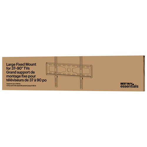 Support mural fixe pour téléviseur de 37 à 90 po Essentials de Best Buy - Exclusivité de Best Buy